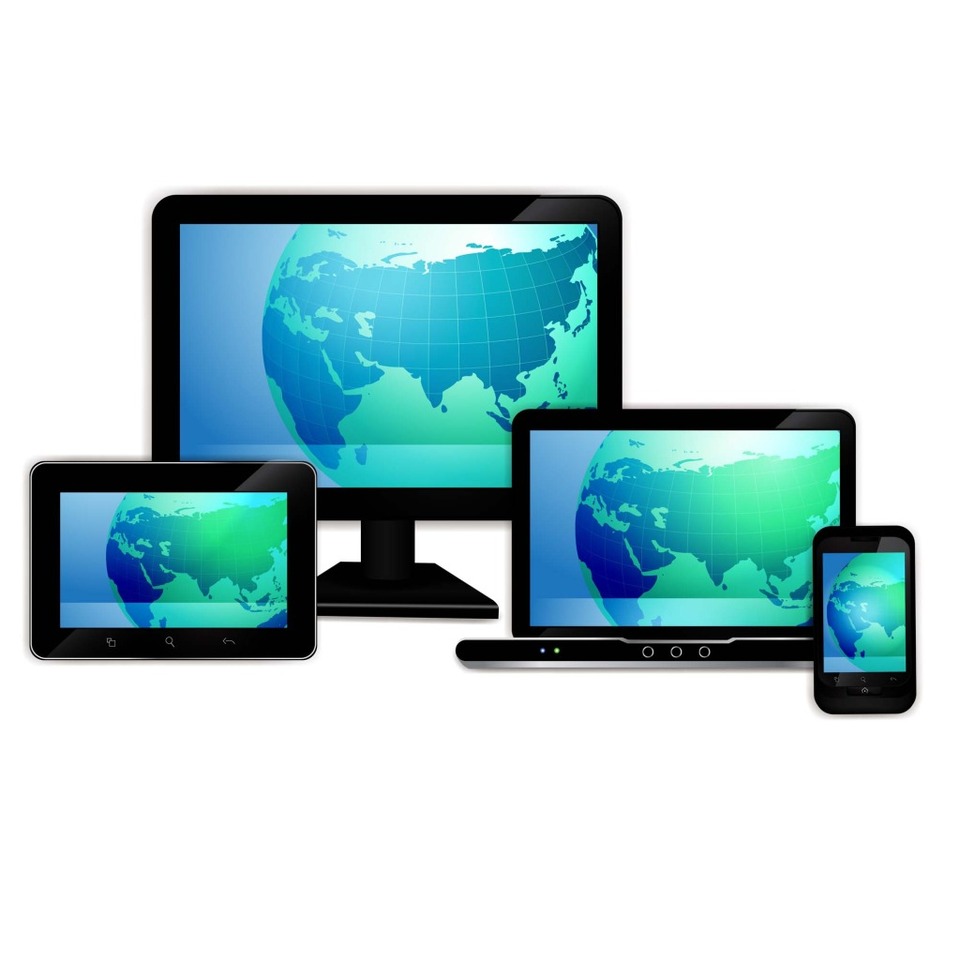 平板手机电脑模板矢量素材 数字时代的视觉设计利器